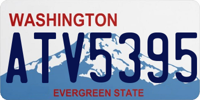 WA license plate ATV5395