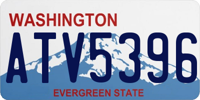 WA license plate ATV5396