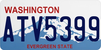 WA license plate ATV5399
