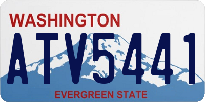 WA license plate ATV5441