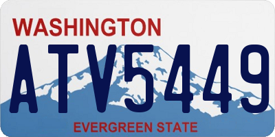 WA license plate ATV5449