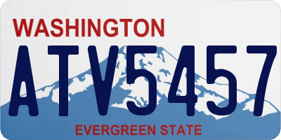 WA license plate ATV5457