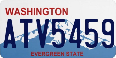 WA license plate ATV5459