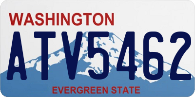 WA license plate ATV5462