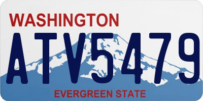 WA license plate ATV5479