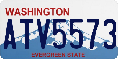 WA license plate ATV5573