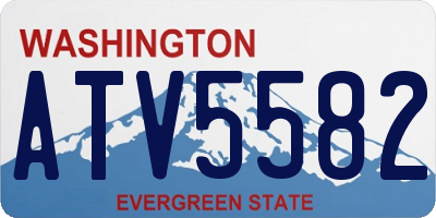 WA license plate ATV5582
