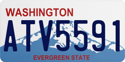 WA license plate ATV5591