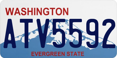 WA license plate ATV5592