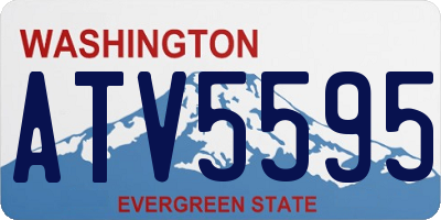 WA license plate ATV5595