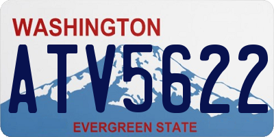 WA license plate ATV5622