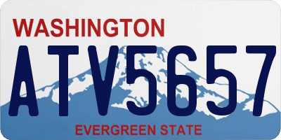 WA license plate ATV5657
