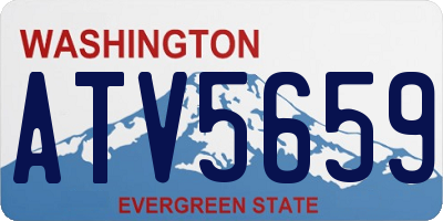 WA license plate ATV5659