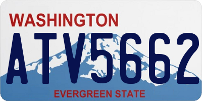 WA license plate ATV5662