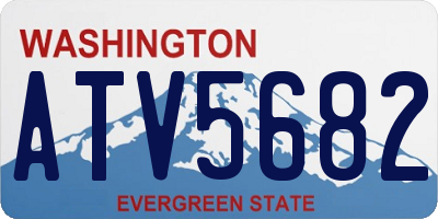 WA license plate ATV5682