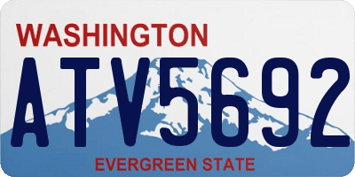 WA license plate ATV5692
