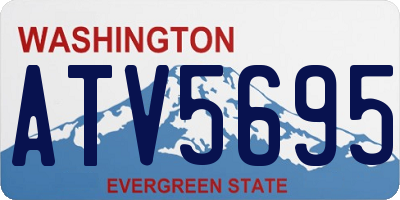 WA license plate ATV5695