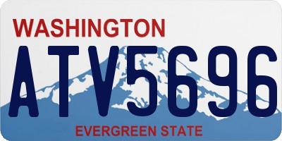 WA license plate ATV5696