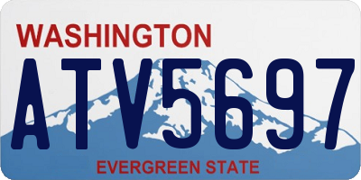 WA license plate ATV5697