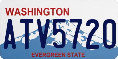 WA license plate ATV5720