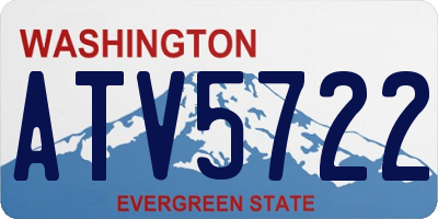 WA license plate ATV5722