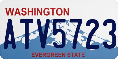 WA license plate ATV5723