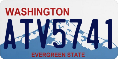 WA license plate ATV5741