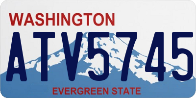 WA license plate ATV5745