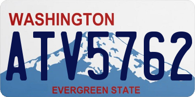 WA license plate ATV5762