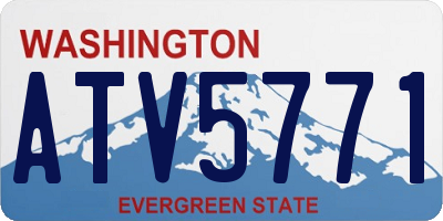 WA license plate ATV5771