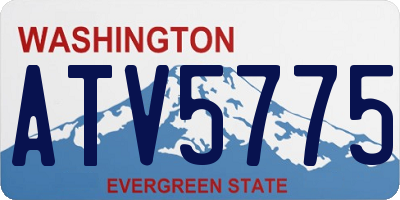 WA license plate ATV5775