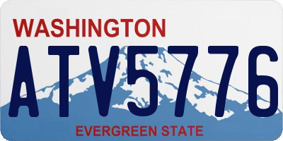 WA license plate ATV5776