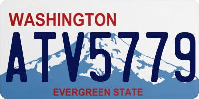 WA license plate ATV5779