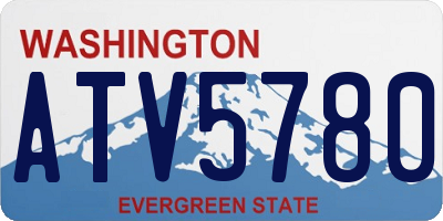 WA license plate ATV5780