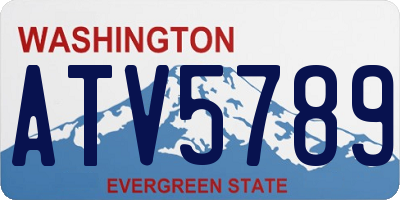WA license plate ATV5789