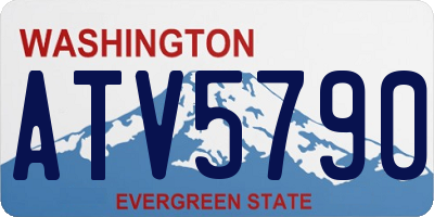 WA license plate ATV5790