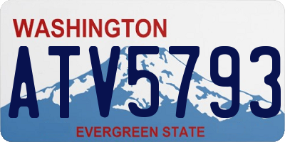 WA license plate ATV5793