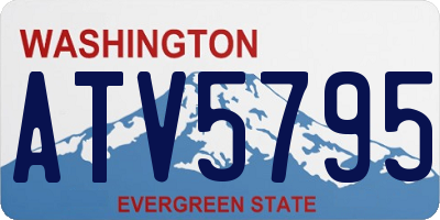 WA license plate ATV5795