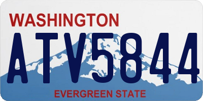 WA license plate ATV5844