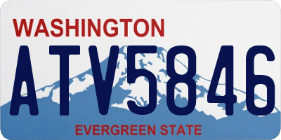WA license plate ATV5846