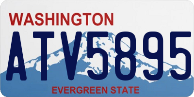 WA license plate ATV5895