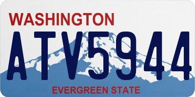 WA license plate ATV5944