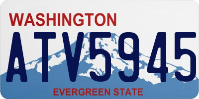 WA license plate ATV5945