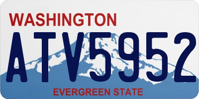 WA license plate ATV5952