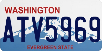 WA license plate ATV5969