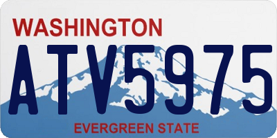 WA license plate ATV5975