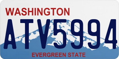 WA license plate ATV5994