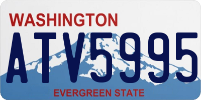 WA license plate ATV5995