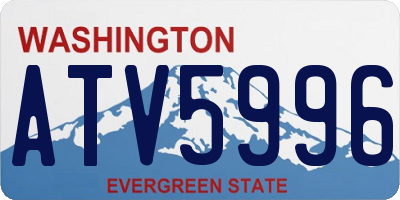 WA license plate ATV5996