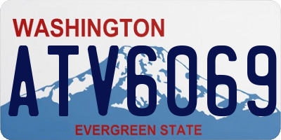 WA license plate ATV6069